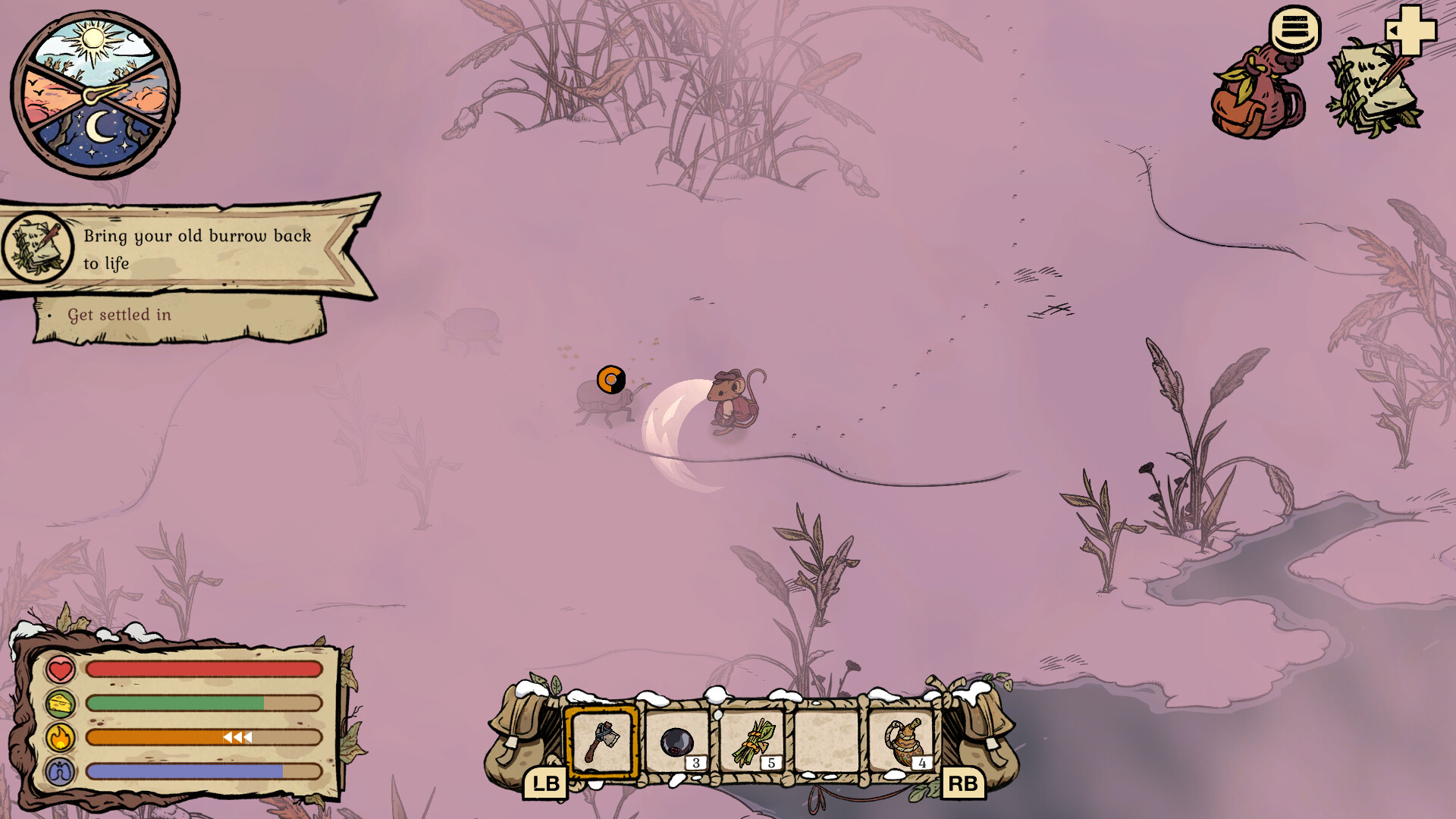 Winter Burrow Gameplay Screenshot 4